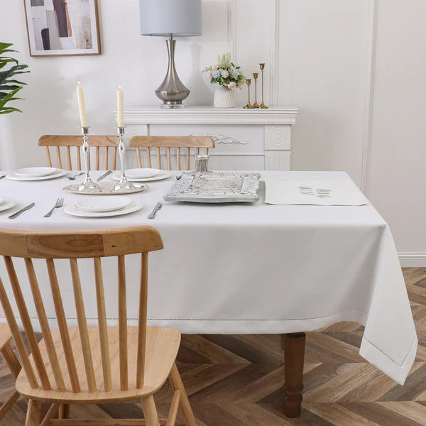 Majestic Tablecloth, Classic White 70"x108" 7