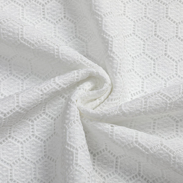 Majestic Tablecloth Lace, Mini Hexagon (Lined)