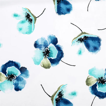 Majestic Tablecloth, Poly - Blue Floral 4