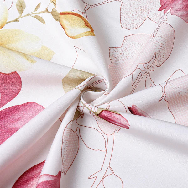 Majestic Tablecloth, Poly - Fushia Floral 3