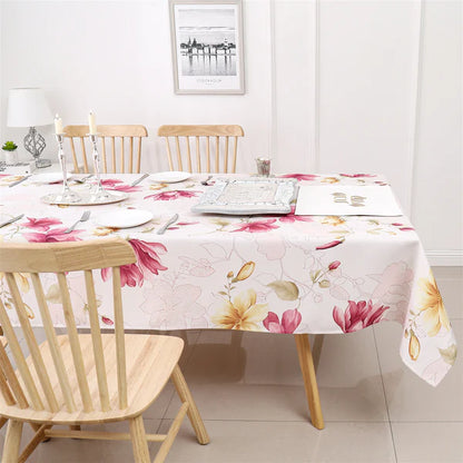 Majestic Tablecloth, Poly - Fushia Floral 8