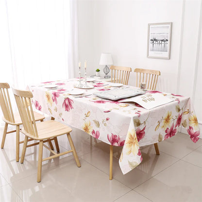 Majestic Tablecloth, Poly - Fushia Floral 9