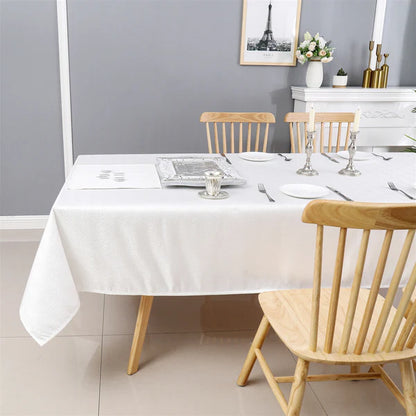 Majestic Tablecloth, Stone White 8
