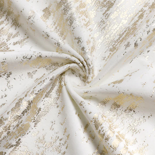 Majestic Tablecloth, Velvet - Gold Mosaic Print 12