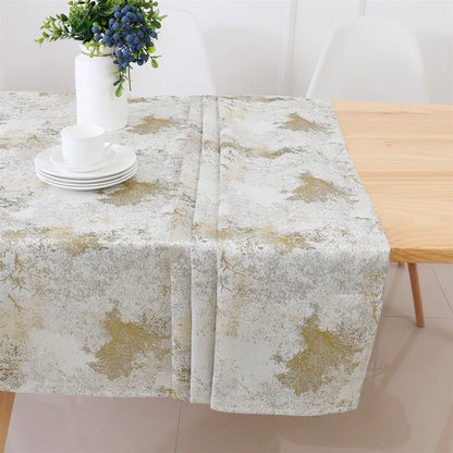 Majestic Tablecloth White Gold Tree 7