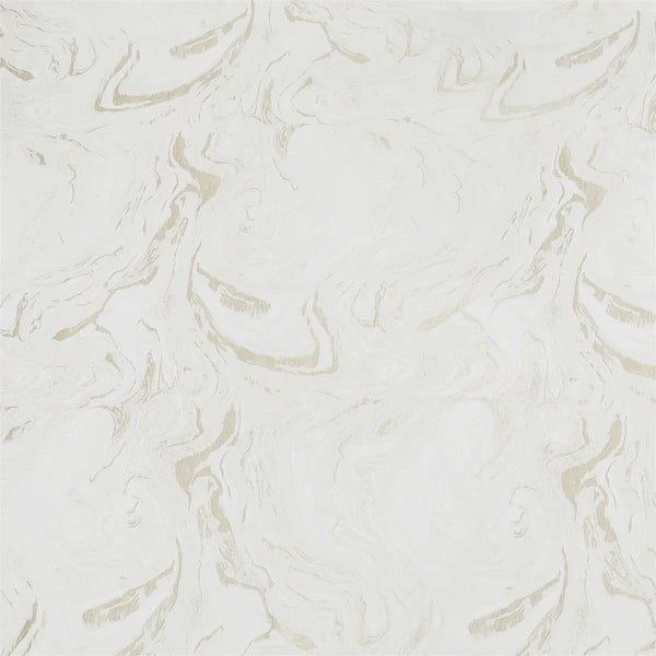 Majestic Tablecloth, White Gold Wave 70"x108 2