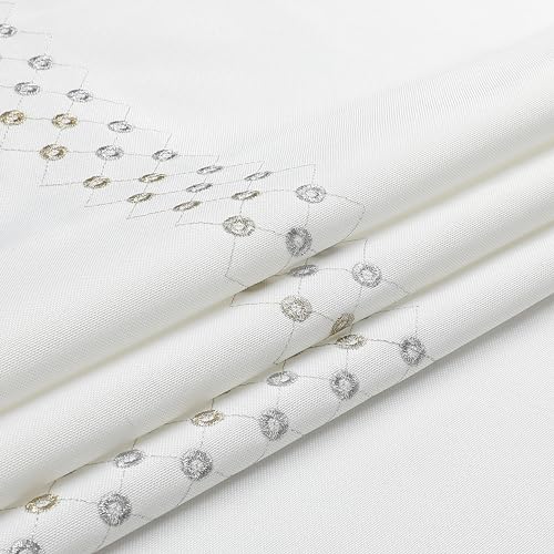 Majestic Tablecloths (60"x90", Silver/ Gold Trim) 4