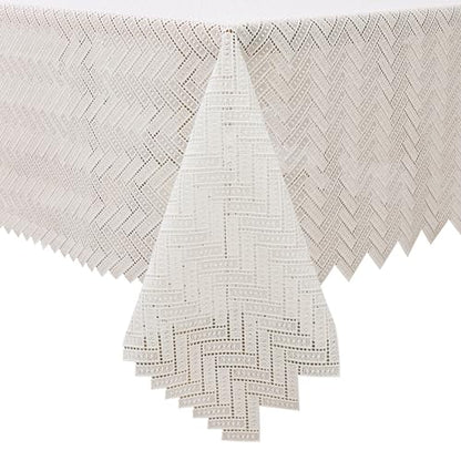 Majestic Tablecloths Lace (70"X120", Diamond Lined ) 1