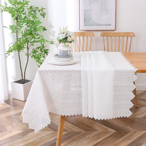 Majestic Tablecloths Lace (70"X120", Diamond Lined ) 4