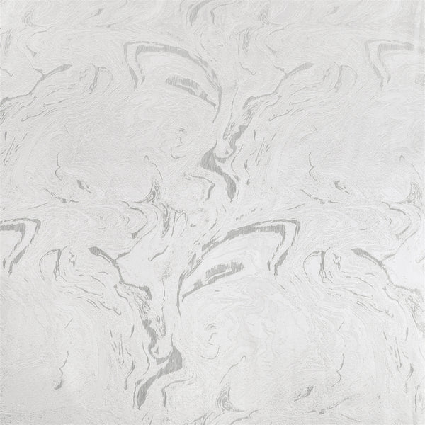 Majestic Tablecloths, White Silver Wave 2
