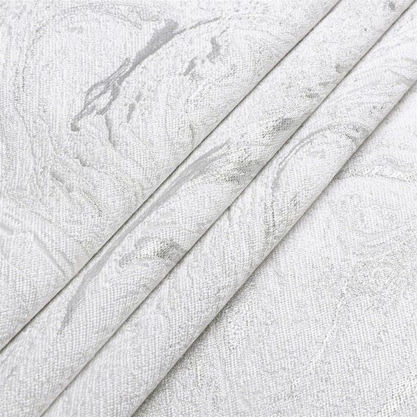 Majestic Tablecloths, White Silver Wave 5