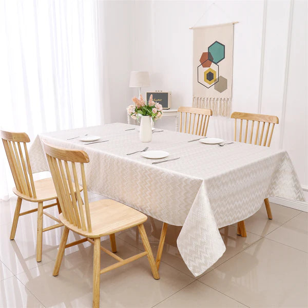 Majestic Tablecloths, Zigzag Gold 6