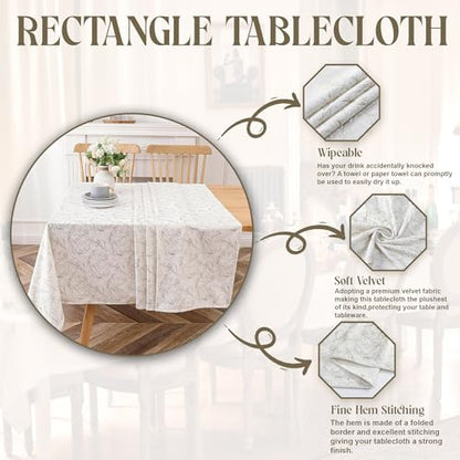 Majestic Velvet Tablecloths, Gold Branch 10