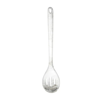 Marble Silicone Slotted Spoon 13'' 1