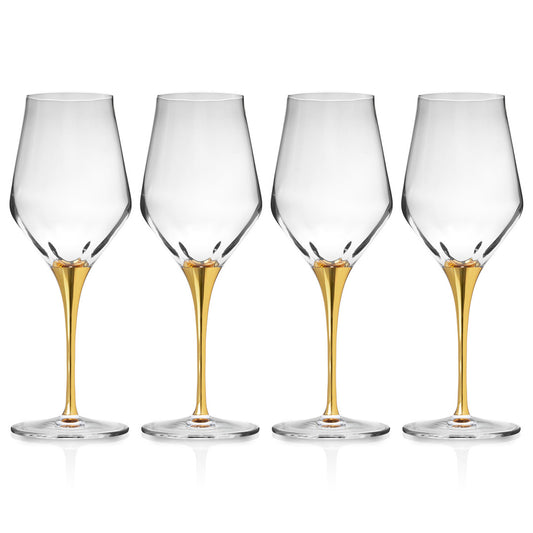 Marcella Water Gold Stem Set /4