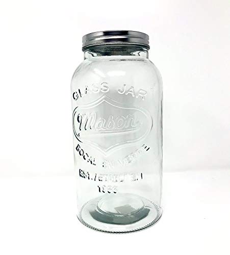Mason Jumbo Round embossed 140 oz.
