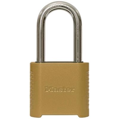 Master Lock 1.13 in. H X 2 in. W X 6.5 in. L Steel 4-Digit Combination Padlock Shopping Cart: 2