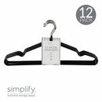 Metal Hangers Black 12 pack