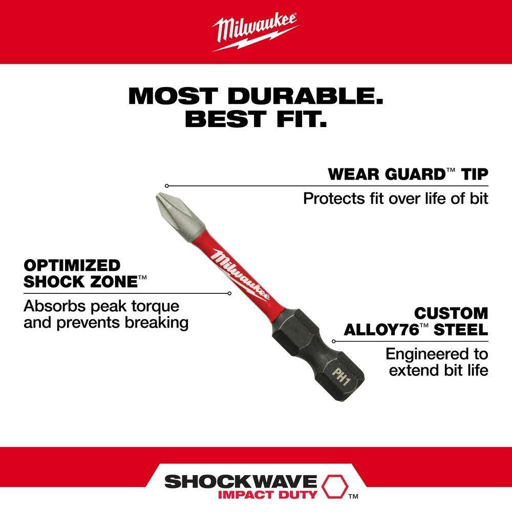 Milwaukee 54 PC Bit Set 4