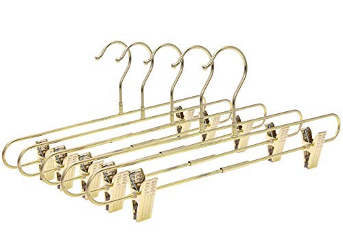 Modern Gold Skirt Hangers 5 Pk 1