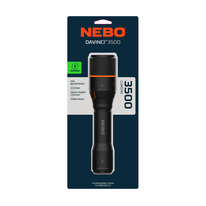 NEB-FLT-0021 DAVINCI 3500 RECHARGEABLEFLASHLIGHT 2