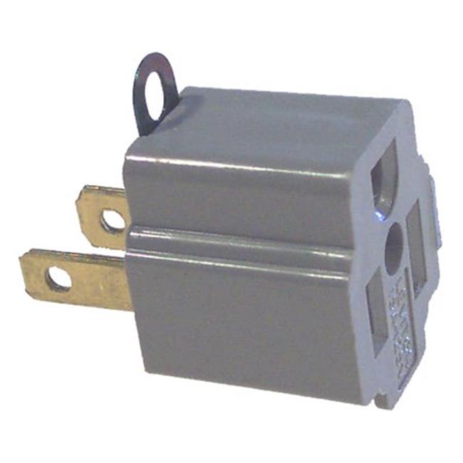 OUTLET ADAPTER GRAY 15A