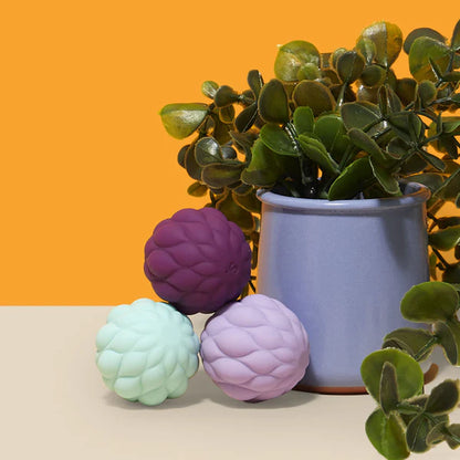 Speks Odds Soft Silicone Fidget Magnets, Silent Stress Relief Toys, Purple Puffs