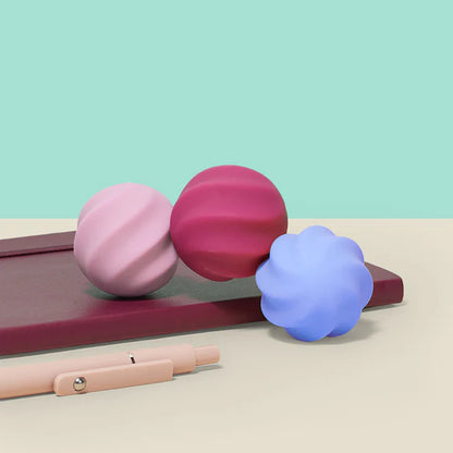 Speks Odds Soft Silicone Fidget Magnets, Silent Stress Relief Toys, Pink Swirls