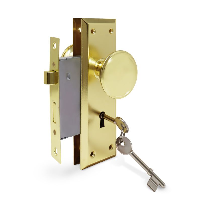 Old Time Mortise Lock - Entry with Skeleton Key