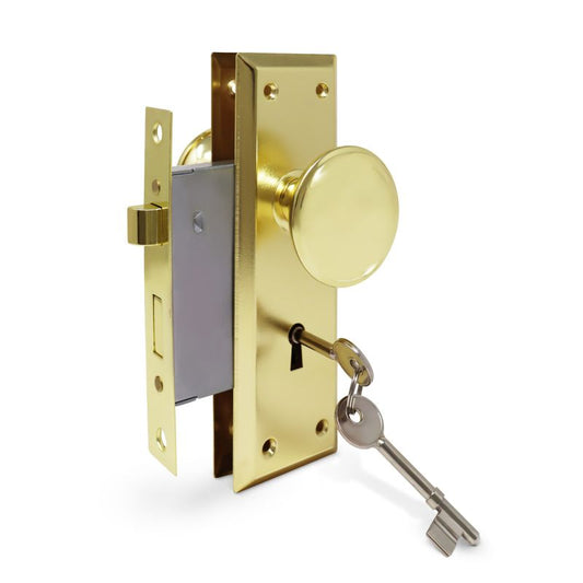 Old Time Mortise Lock - Entry with Skeleton Key
