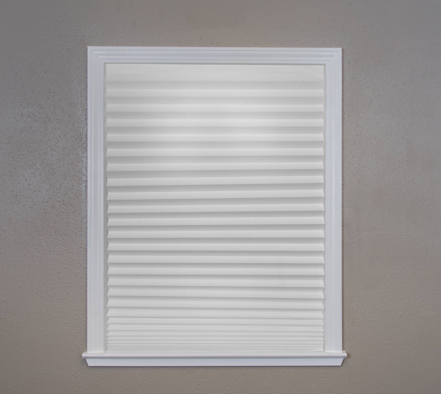 Original Pleated  Paper Shade 36X72" White 2