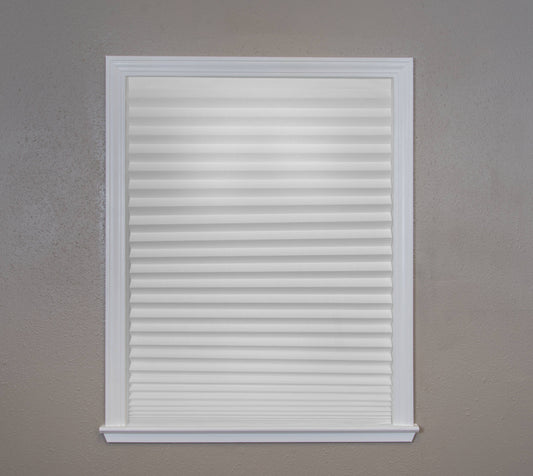 Original Pleated  Paper Shade 36X72" White 2