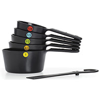 Oxo 6 Piece Measuring Cups Set, Black