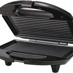 PANINI MAKER-NON STICK-BLK/SS