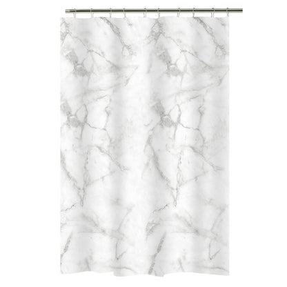 PEVA SHOWER CURTAIN - GREY MARBLE 1