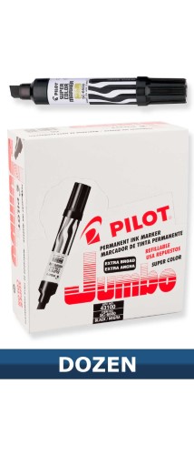 PILOT MARKER-JUMBO WIDE-BLACK