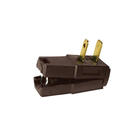 PLUG ANGLE 2WIRE BRN