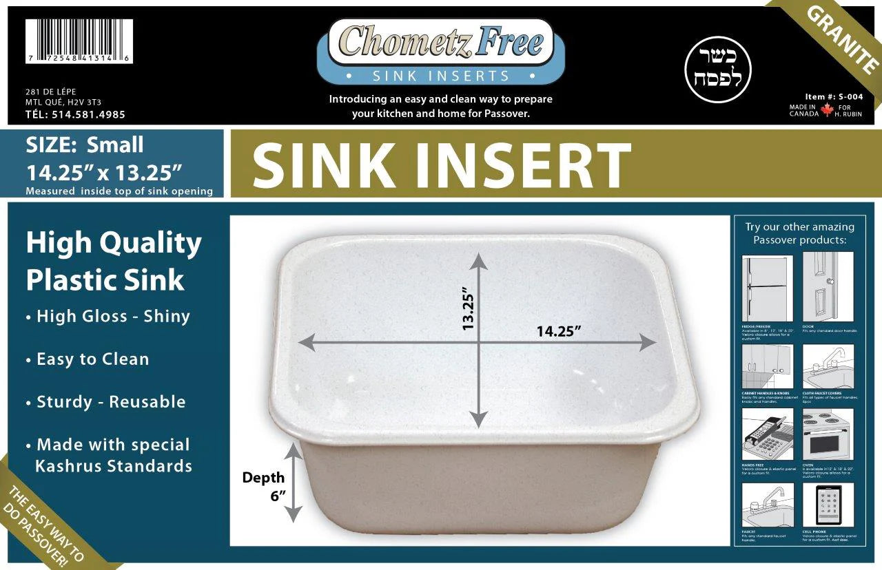 Pesach Sink Insert (small)