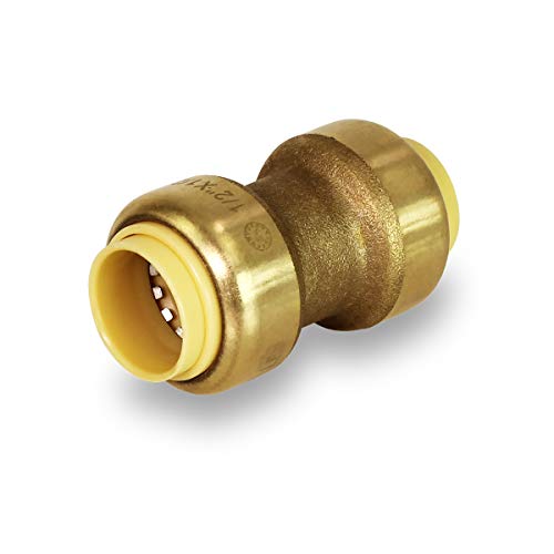 Pex Cpvc Or Copper 1/2'' X 1/2'' Push Fit Str. Connector