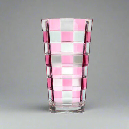 ACRYLIC HIGH BALL PINK CHECKERED