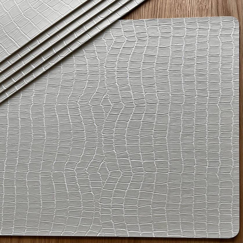 Placemat Mattola Exotic Rect Silk Gray
