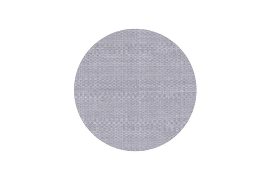 Placemat Tempo Linen Round 15" Natural Gray