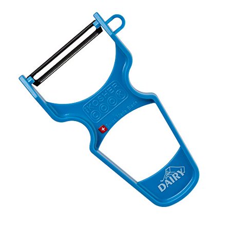 Plastic Peeler - Dairy Blue (Stainless Steel Blade)
