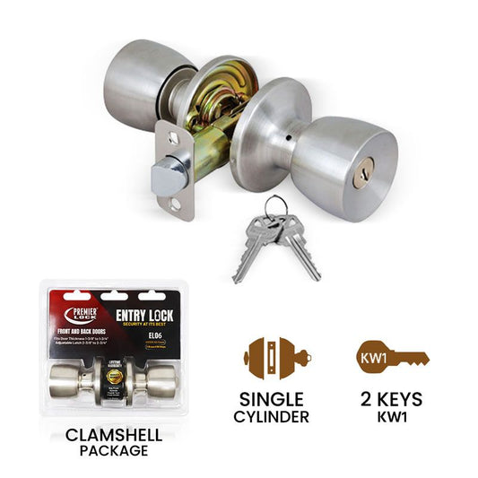 Premier Tulip Entry Lock S''S Finish 1
