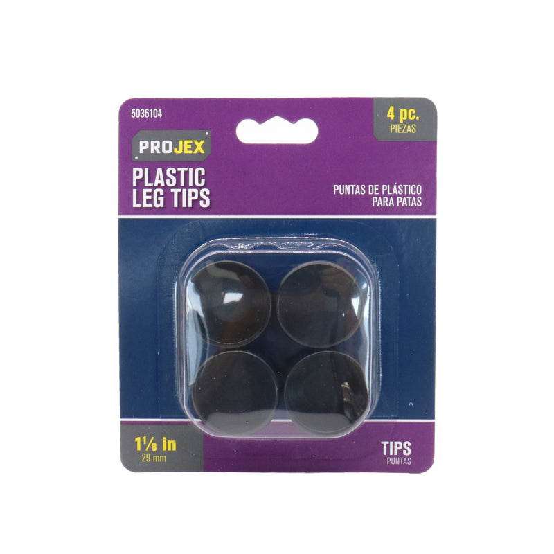 Projex Plastic Leg Tips 1-1/8'' 4 Pc.