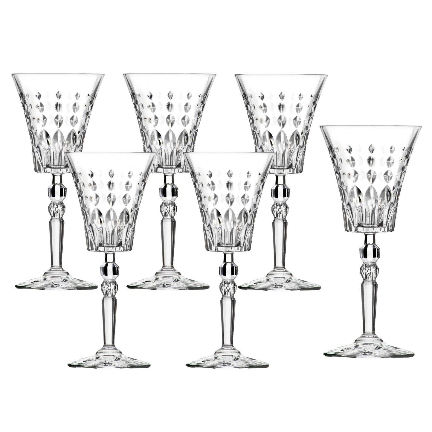 RCR Marilyn Set of 6 Red Wine Goblets