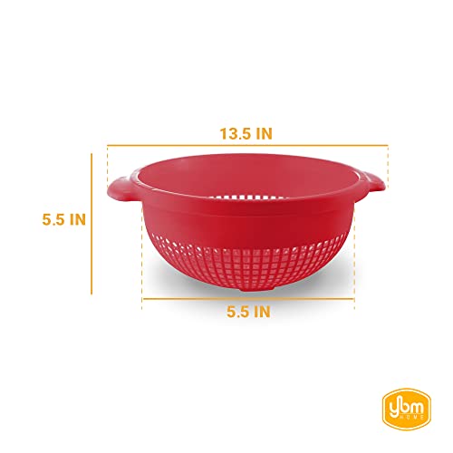 Red Strainer With Handle 2