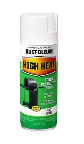 Rust-Oleum Specialty Satin White High Heat Spray Paint 12 oz
