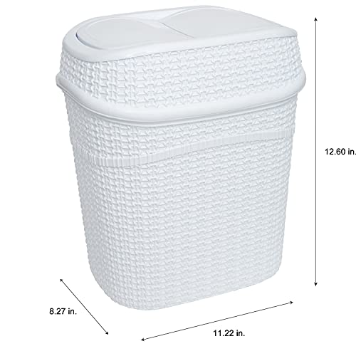 SAILOR KNOT TRASHCAN (9,5 LT) - WHITE 5