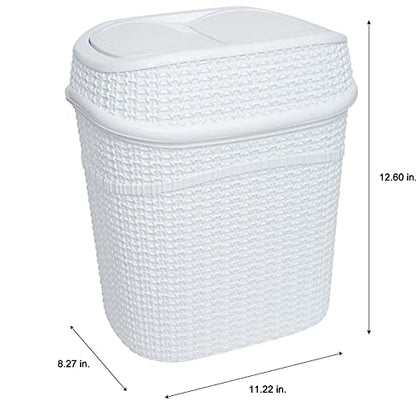 SAILOR KNOT TRASHCAN (9,5 LT) - WHITE 5
